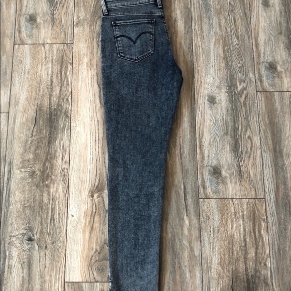 Levi’s 711 Skinny - Dark Gray/Blue - Midrise - Picture 5 of 5